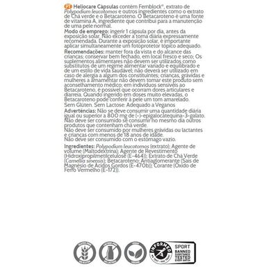 „Heliocare Pack“ natūralus odos apsaugos papildas 180 kapsulių 180 kapsulių
