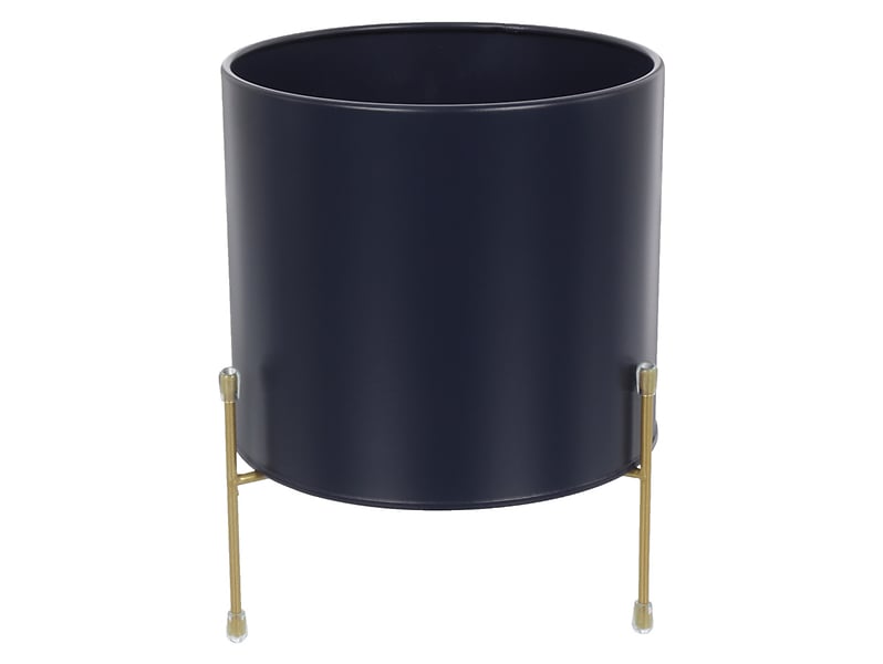 Osłonka na nóżkach metalowa 17 cm granatowa