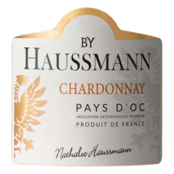 Chardonnay Pays d'Oc de Haussmann - Vino blanco de Languedoc 2025