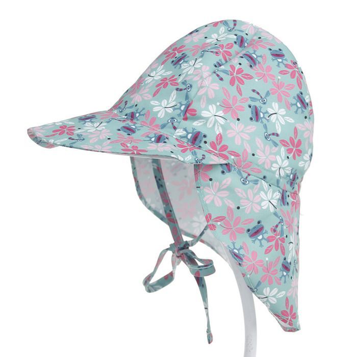 Sombrero de sol FUNMOON para niños de 0 a 5 años, con orejeras, protección UV para la playa y exteriores - 188031