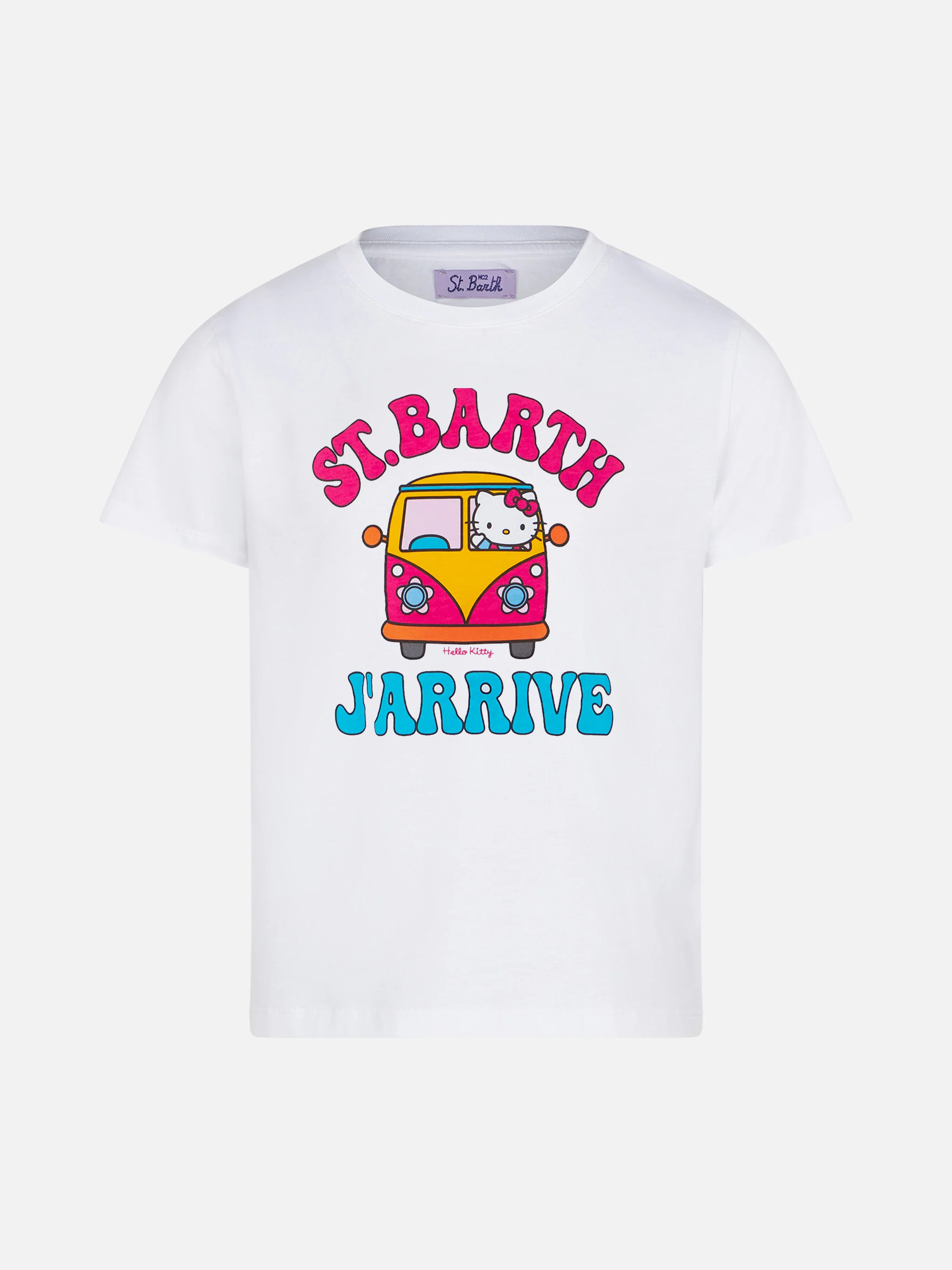 T-shirt da bambina con St.Barth J'arrive Hello Kitty | HELLO KITTY EDI