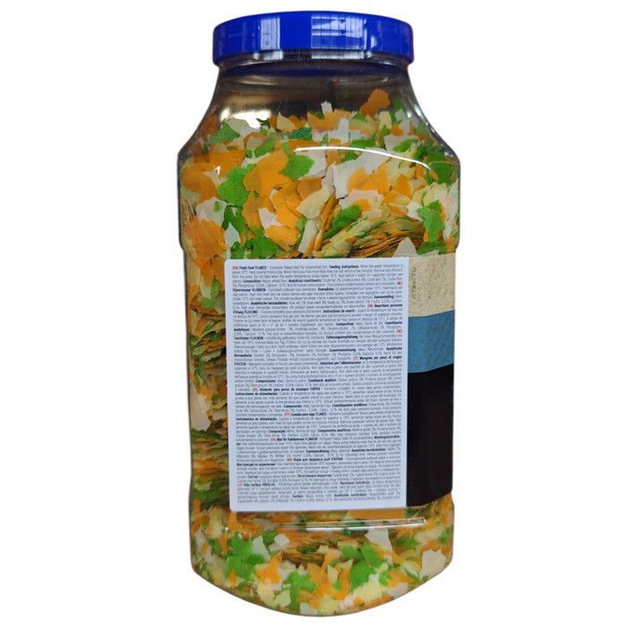 Nourriture pour poisson d'étang, en flocons 5 litres 620 g - Flamingo