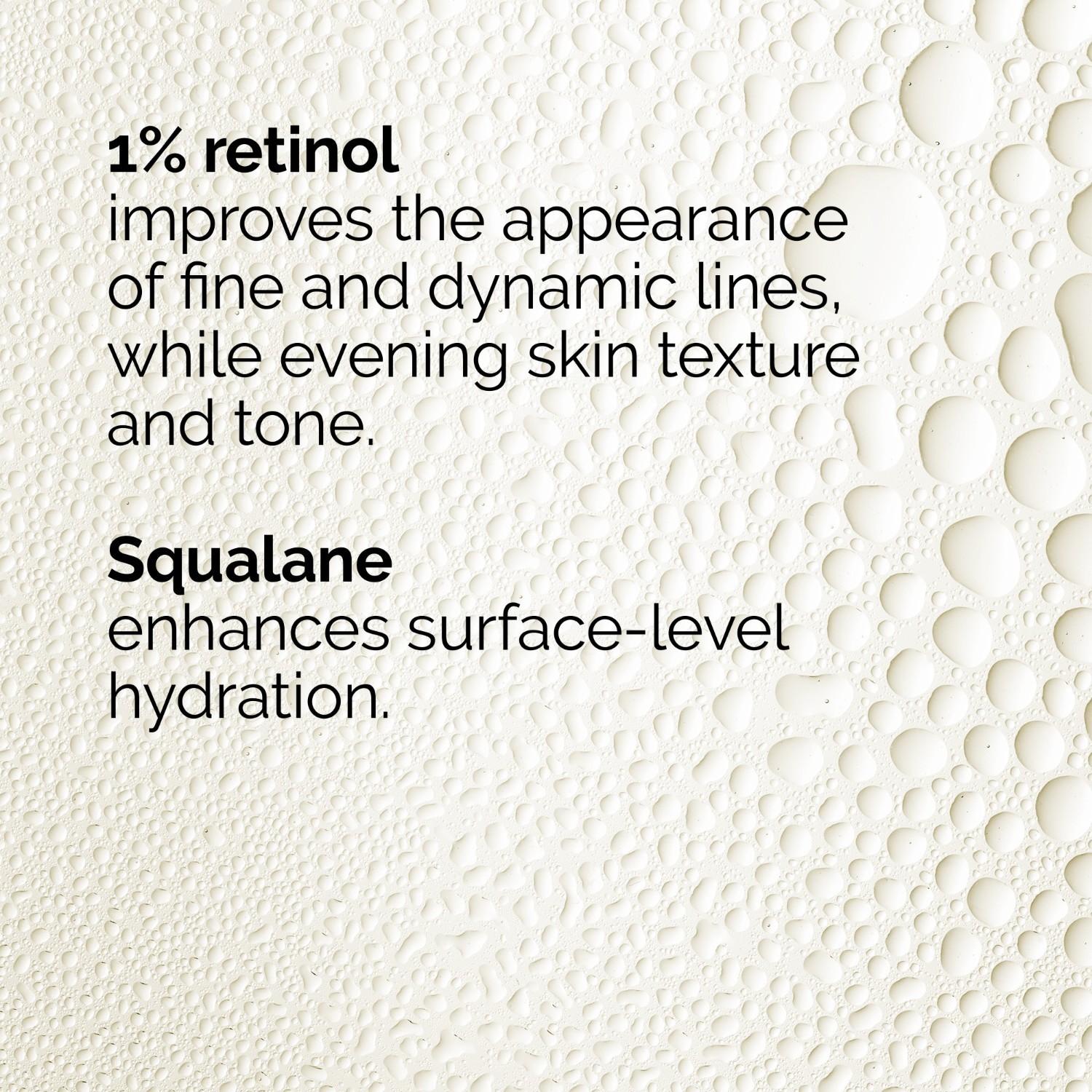 The Ordinary Anti-Aging Serum pret ādas novecošanās pazīmēm. Retinols 1% skvalānā – 30 ml