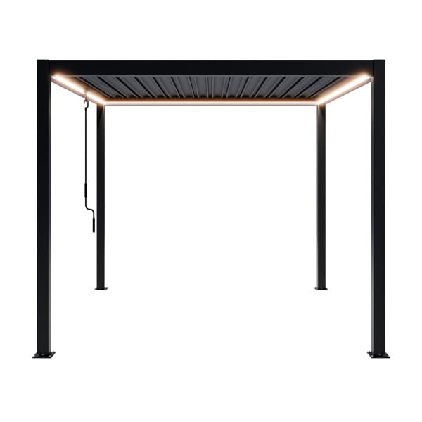 Pergola NORDVIC Skyline LED 3x3 m Antracyt