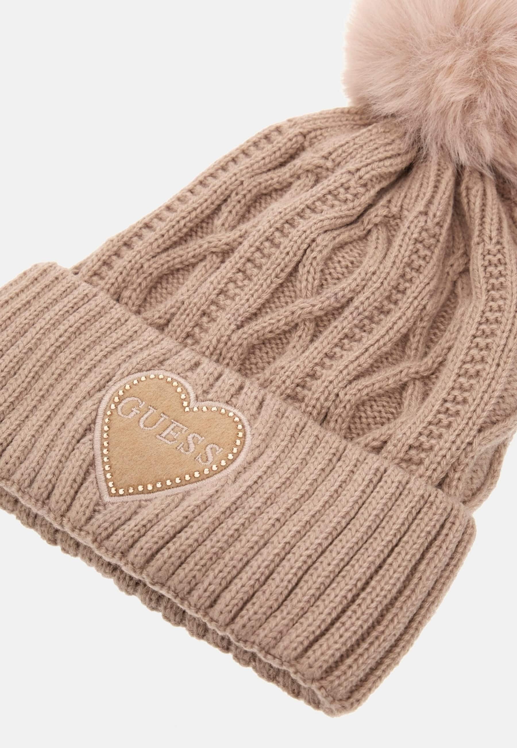 Čiapka Guess - béžová