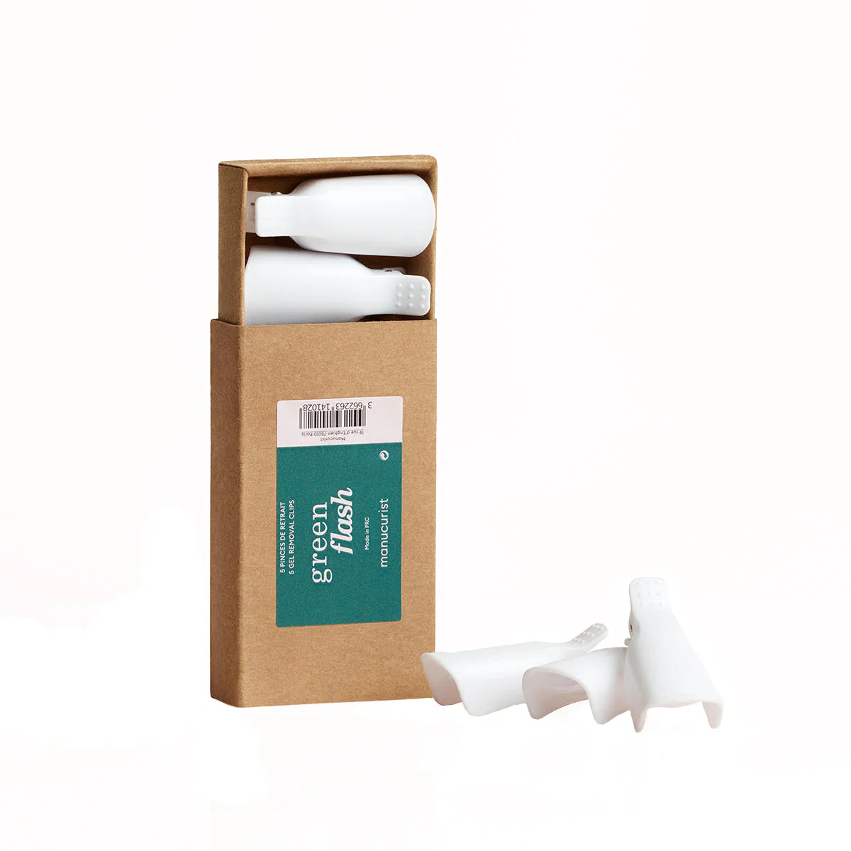 Unghie GREEN FLASH - Pinze Togli Smalto x5 - Accessori Unghie