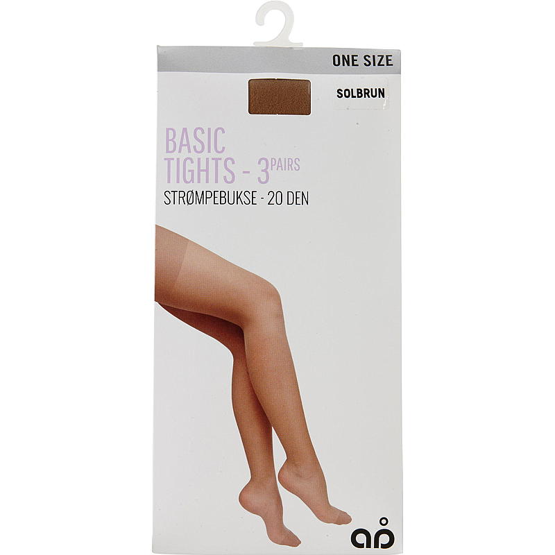Aå Leggings 3er-Pack Tan, 20 den