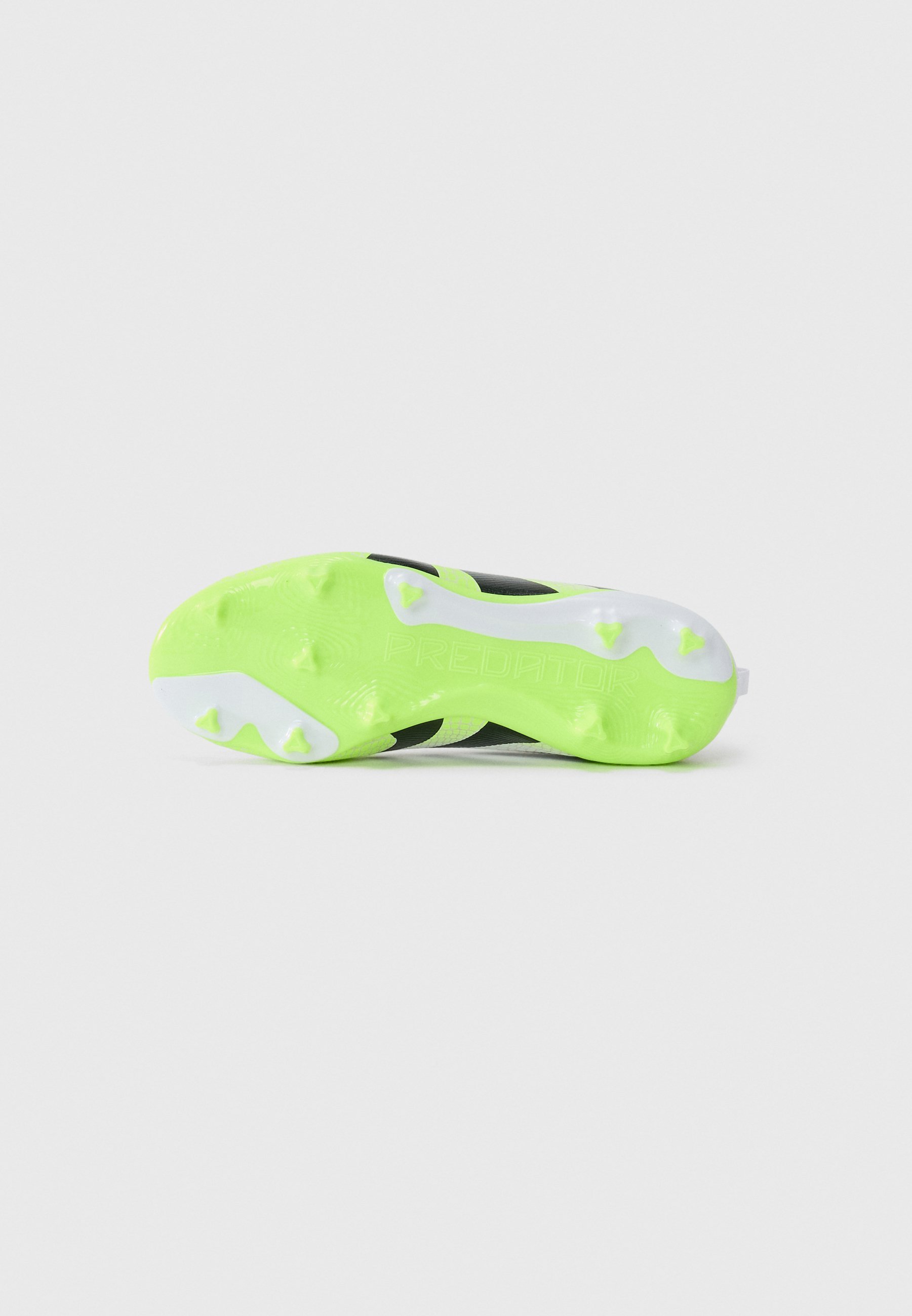 adidas Performance PREDATOR LEAGUE UNISEX - Ghete de fotbal pentru teren accidentat - alb/negru/lemon lucid