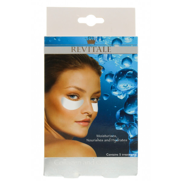 Parches de gel antiarrugas para el contorno de ojos Revitale Collagen Q10 (5 pares)