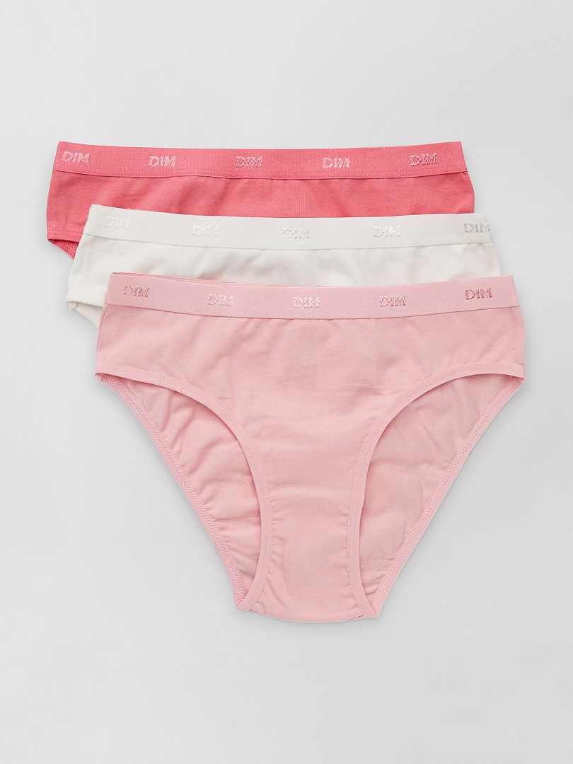 Set van 3 slips 'Les Pockets' 'DIM' - BEIGE