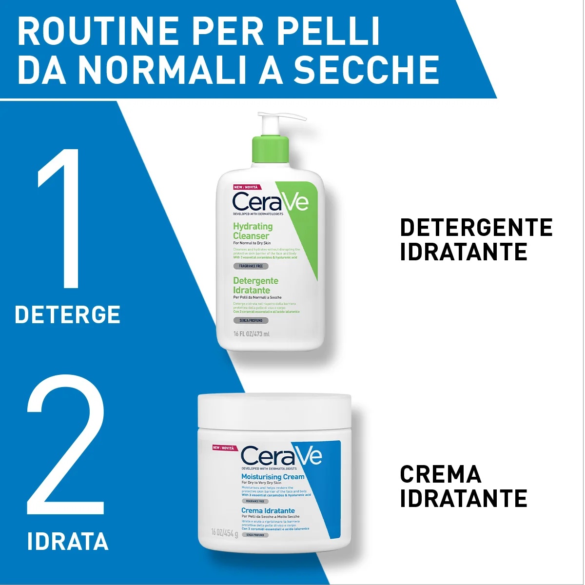 CERAVE Cerave Hydraterende Crème 454 g voor de droge huid
