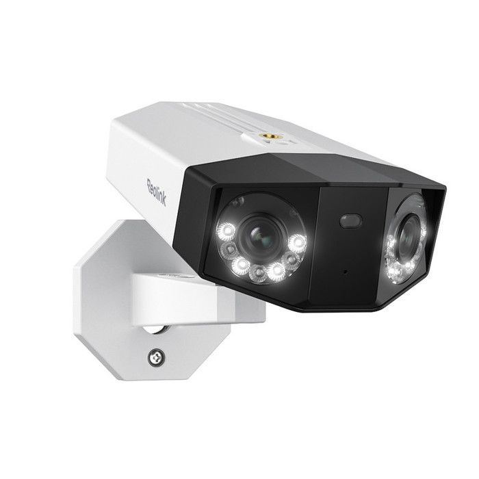 Reolink Caméra Surveillance Duo Series M81S 8MP PoE,Double Objectif 180°,Détection Intelligente,Vision Nocturne,Audio