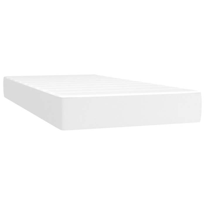 Base de cama de láminas con colchón - Maison Exclusive - 80x200 cm - Piel sintética - Máxima relajación