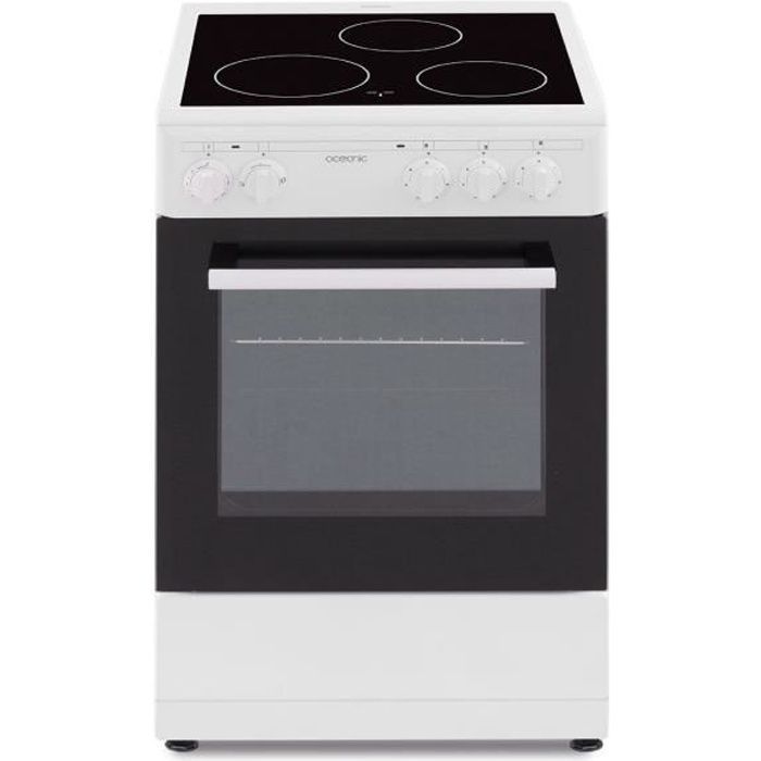 OCEANIC 50 x 50 cm ceramic hob - natural convection oven - 48L oven - white
