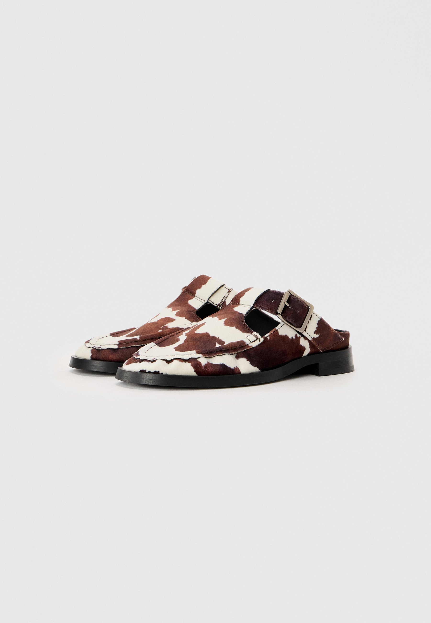 Mme Gianna - Mules - blanches/marron