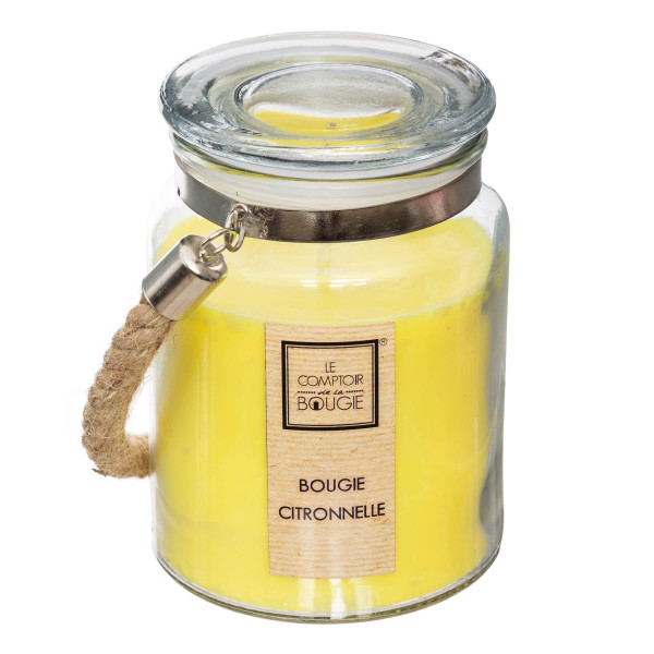 Świeca zapachowa odstraszająca komary, citronella, 500 g