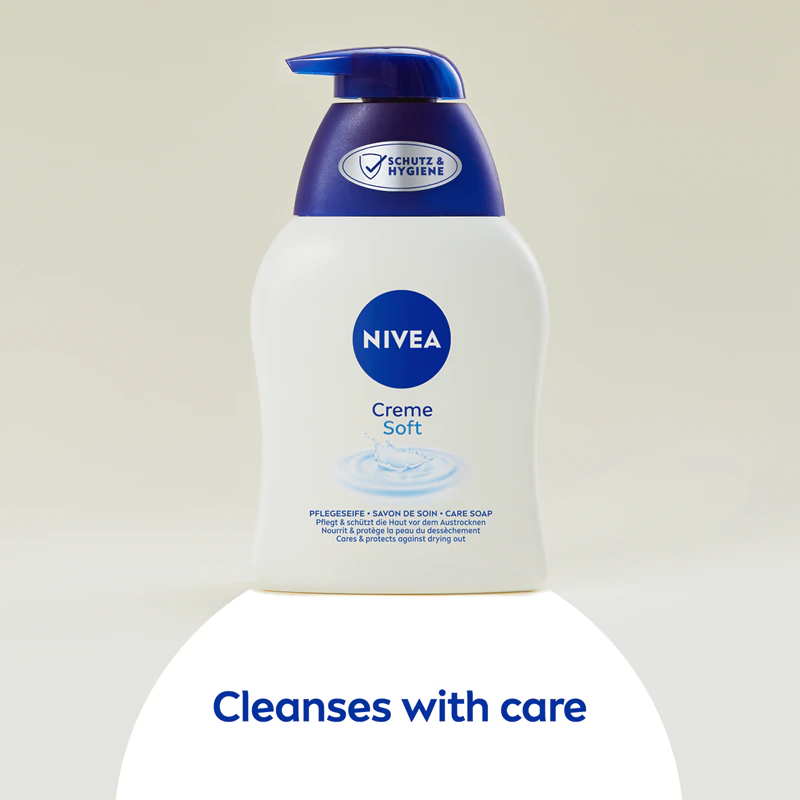 Sabonete líquido cremoso NIVEA Creme Soft