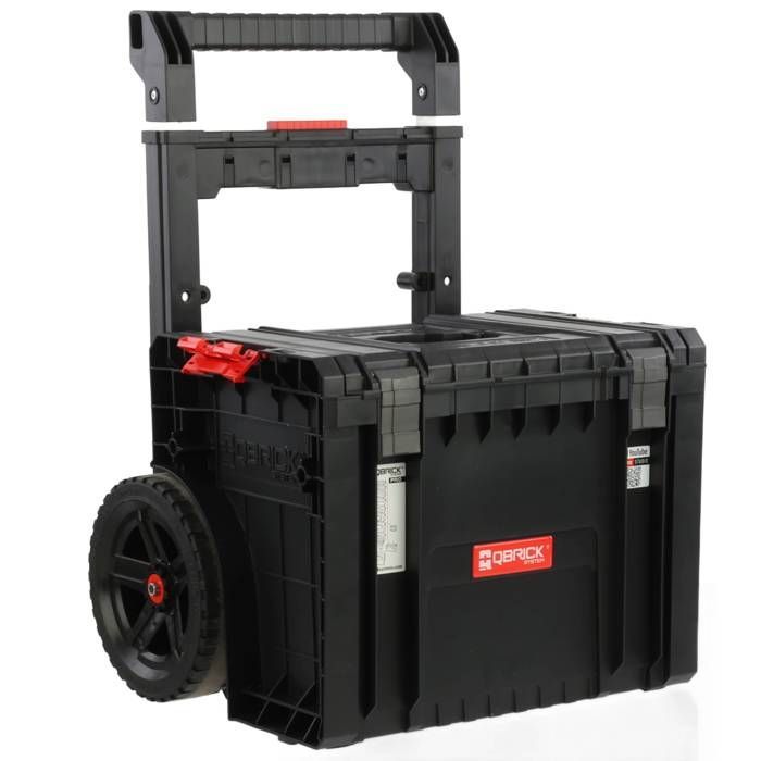 Caja de herramientas modular - BOTLE - Juego de 2 organizadores - Altura 115 cm - 7 compartimentos - Asa extraíble