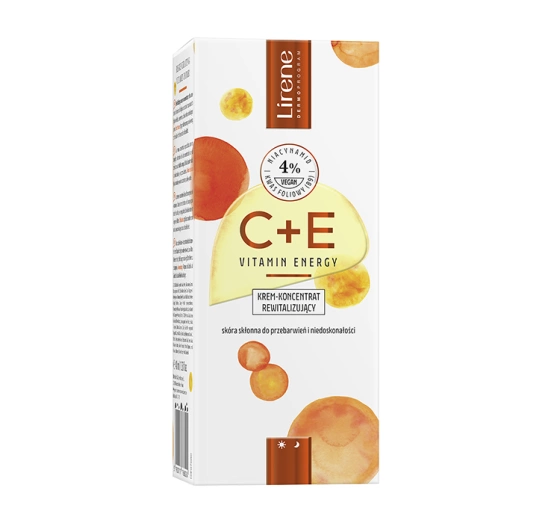 Lirene C   E Vitamin Energy krem-koncentrat rewitalizujący 40 ml