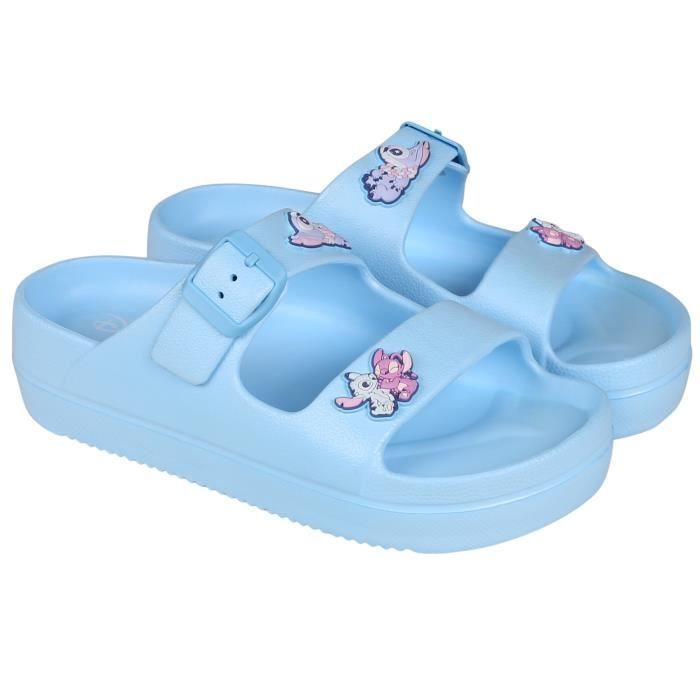 Tongs en mousse Disney Stitch pour femmes - Semelle épaisse - Confortable et légère