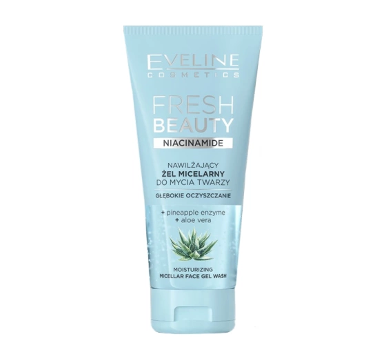 Eveline Cosmetics Fresh Beauty nawilżający żel micelarny do mycia twarzy 150 ml
