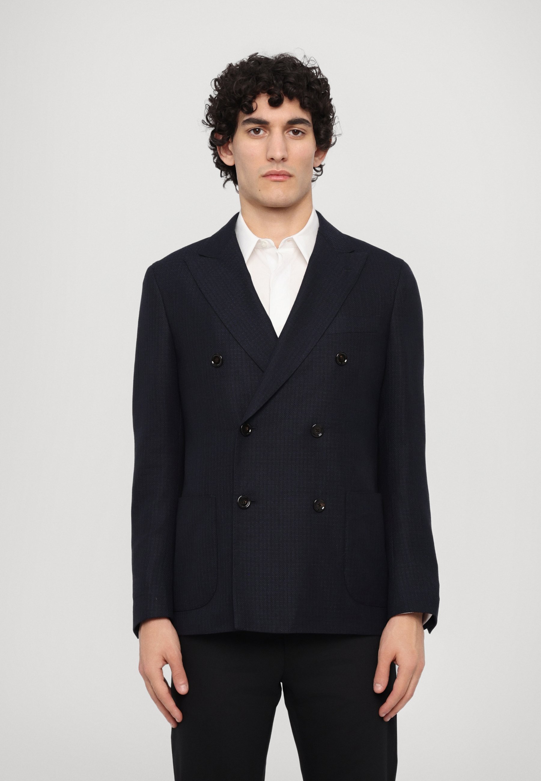 LARDINI ICONIC DROP HERENLAKAS - Colbert - marineblauw