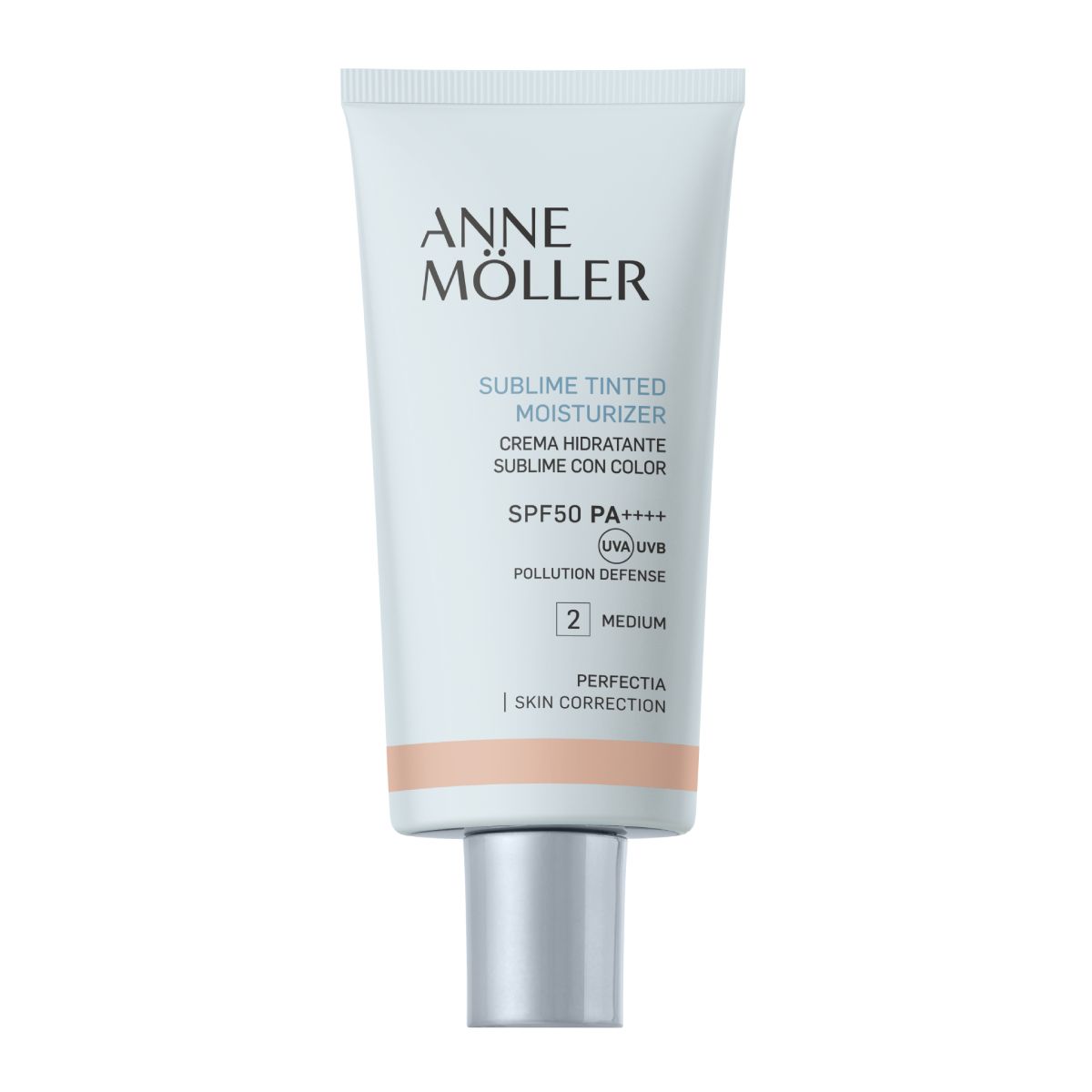Sublime tonējošais mitrinātājs ar SPF 50 Grezns mitrinātājs un barojošs līdzeklis