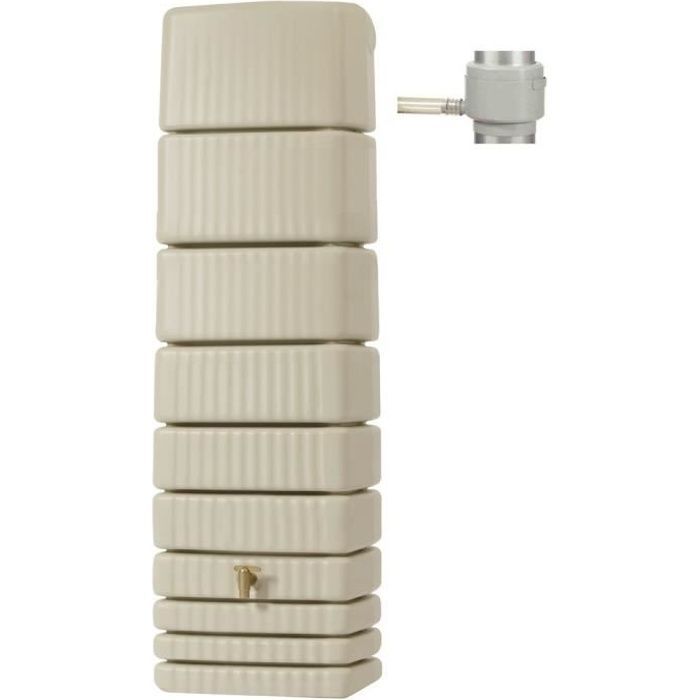 Schlankes, sandgestrahltes 650-Liter-Wand-Wasserrückgewinnungsset