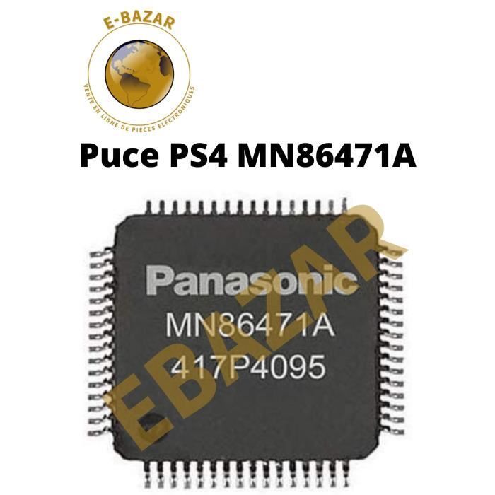 Controlador HDMI para PS4 - EBAZAR MN86471A - Compatible con PS4 Pro/Slim/CUH-1000/CUH-1100/CUH-1200 - Negro