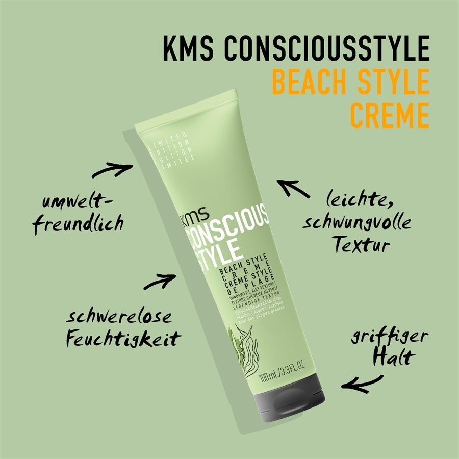 KMS Haarcreme krema za kosu za stil na plaži - 100 ml