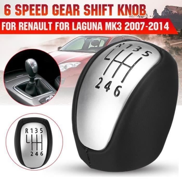 Pomo/palanca de cambios de 6 velocidades de Maunel para Laguna Mk3 2007-2014
