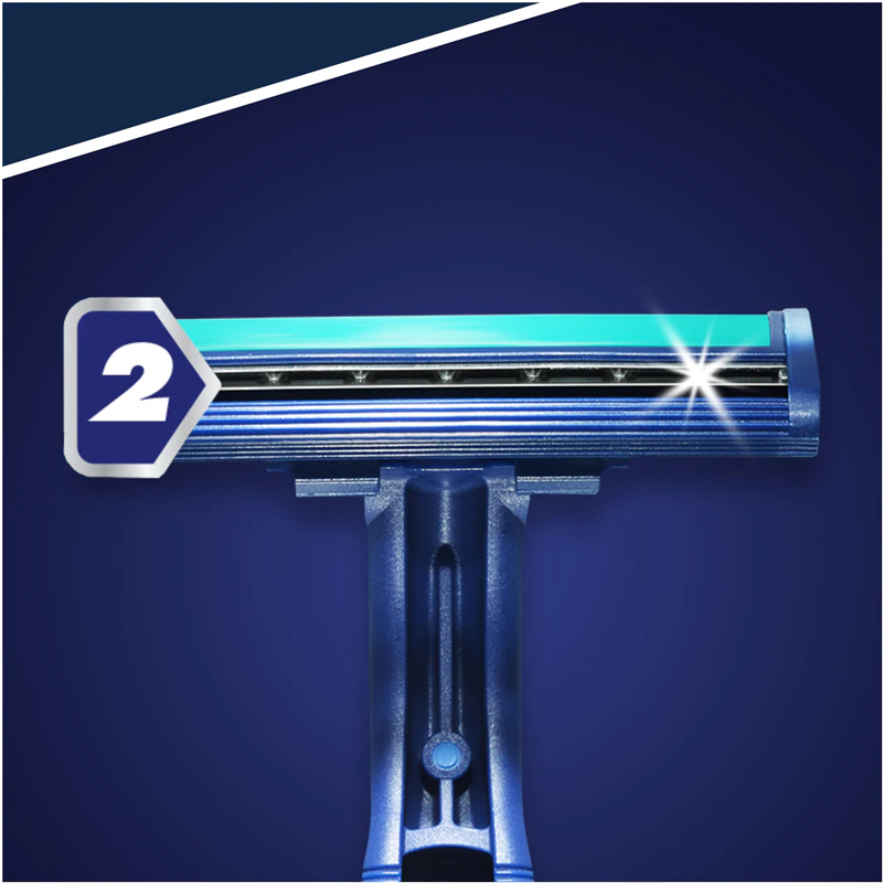 Aparelhos de barbear descartáveis Gillette Blue II Plus para homens