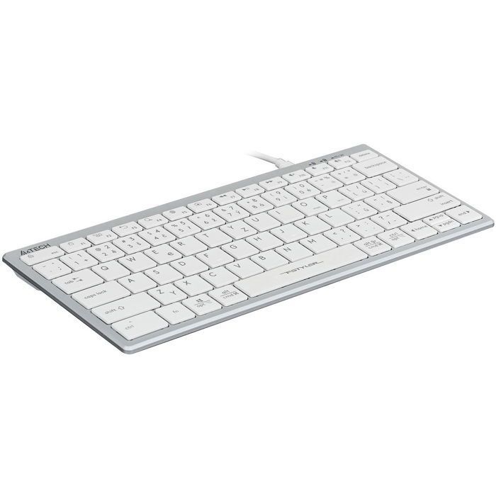 Teclado - A4TECH - FX51 - Com fio - Tcheco - Silencioso - Ergonômico