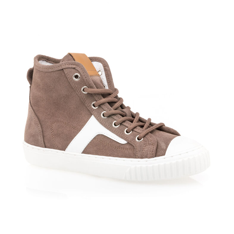 Zapatillas deportivas para mujer color marrón