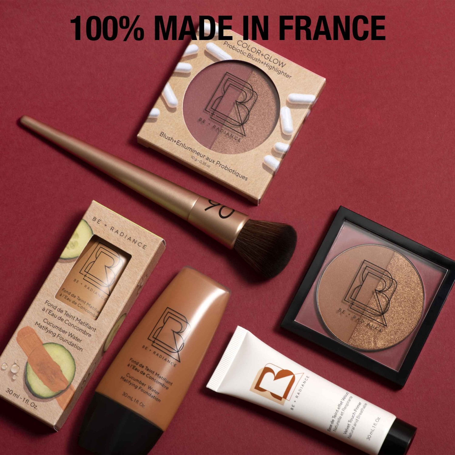 BE + Radiance COLOR+GLOW Blush+Enlumineur aux Probiotiques N°02