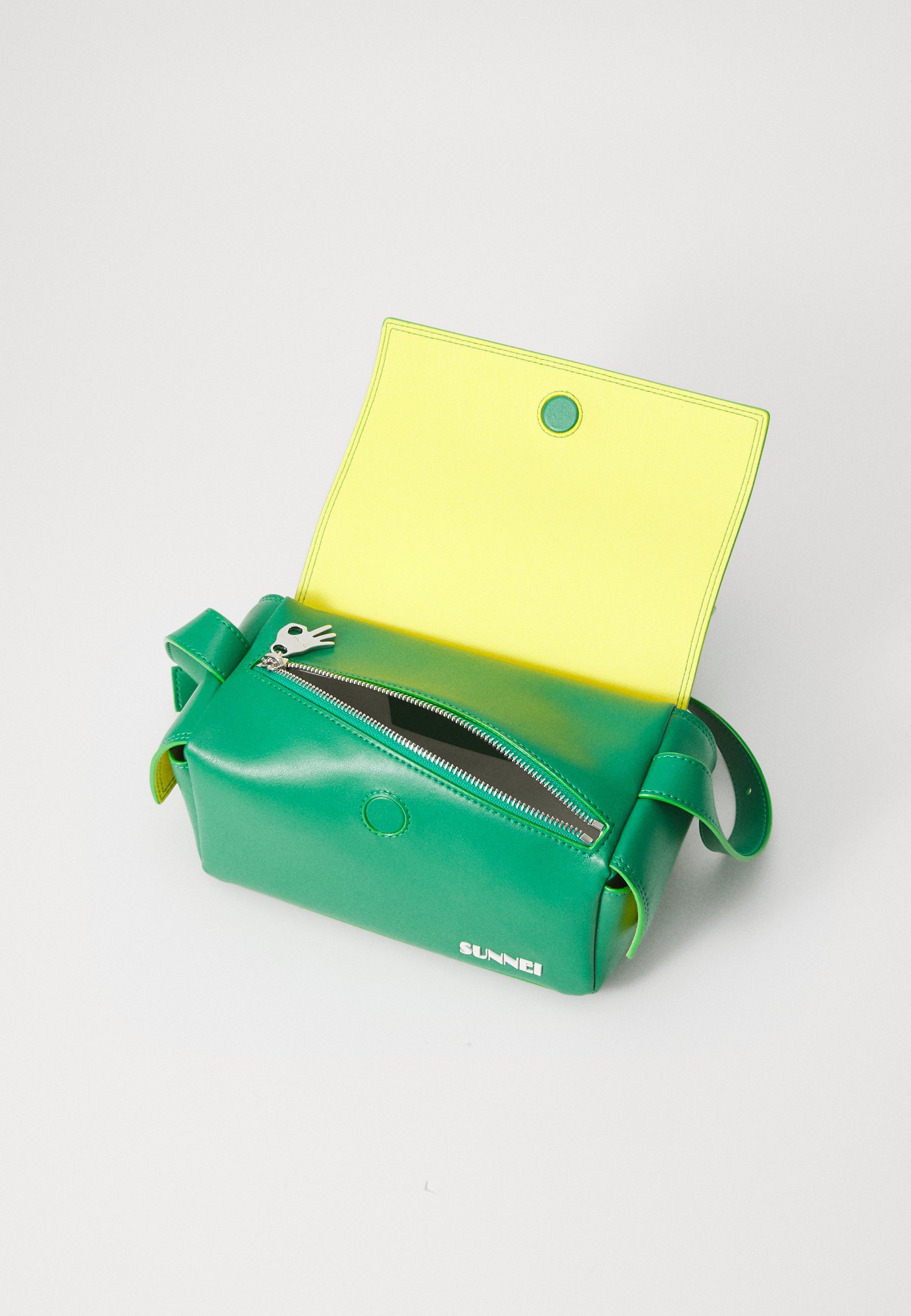 Sunnei LABAULETTO SMALL VEGAN UNISEX - Crossbodytas - groen