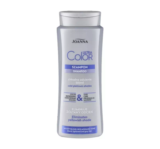 Joanna Ultra Color szampon do włosów chłodne odcienie blond 200ml