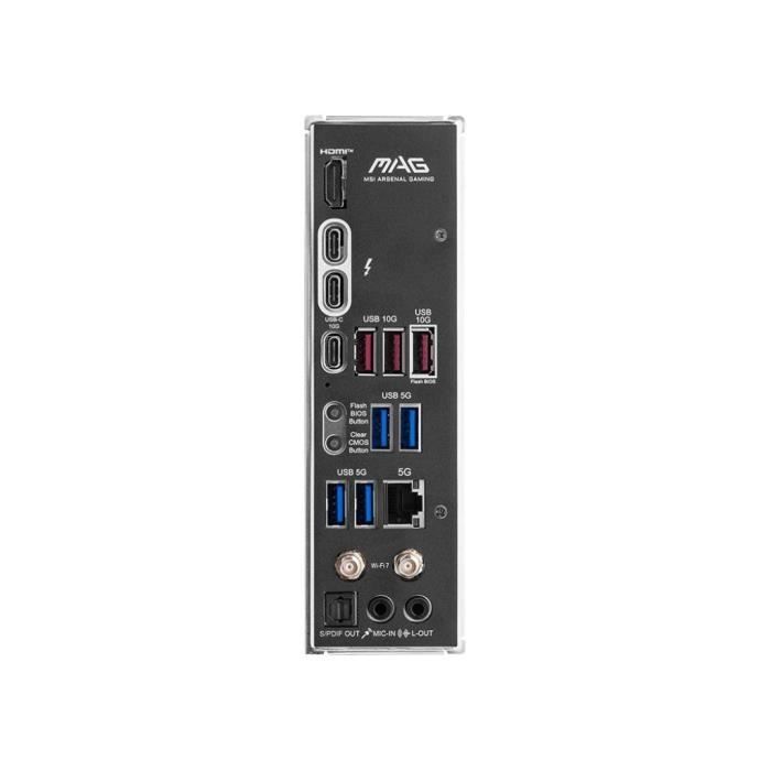 Moderkort - MSI - MAG Z890 TOMAHAWK WIFI - Wi-Fi 7, 5G LAN, Thunderbolt, PCIe 5.0, Intel Core Ultra