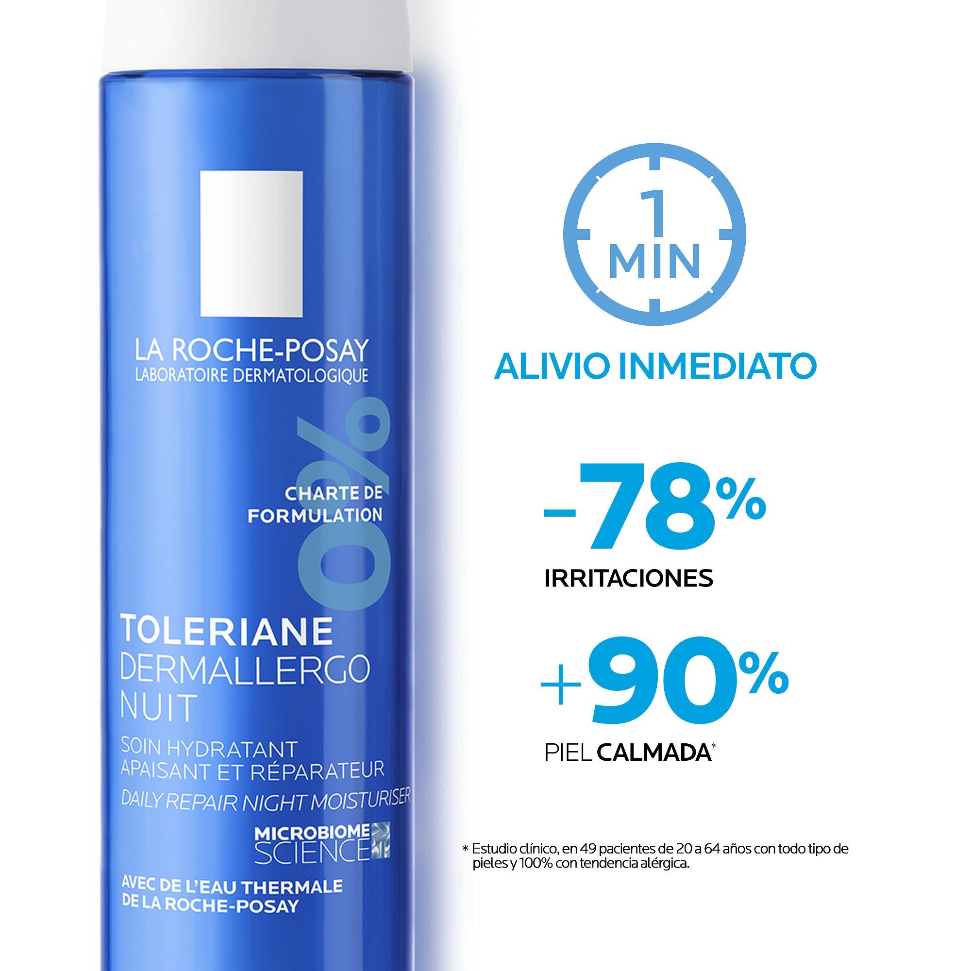 Toleriane Dermallergo Night Hidratantne kreme za lice iz ljekarne