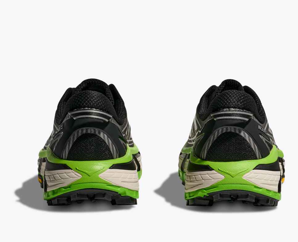 HOKA Mafate Speed 2 Black / Electric Green