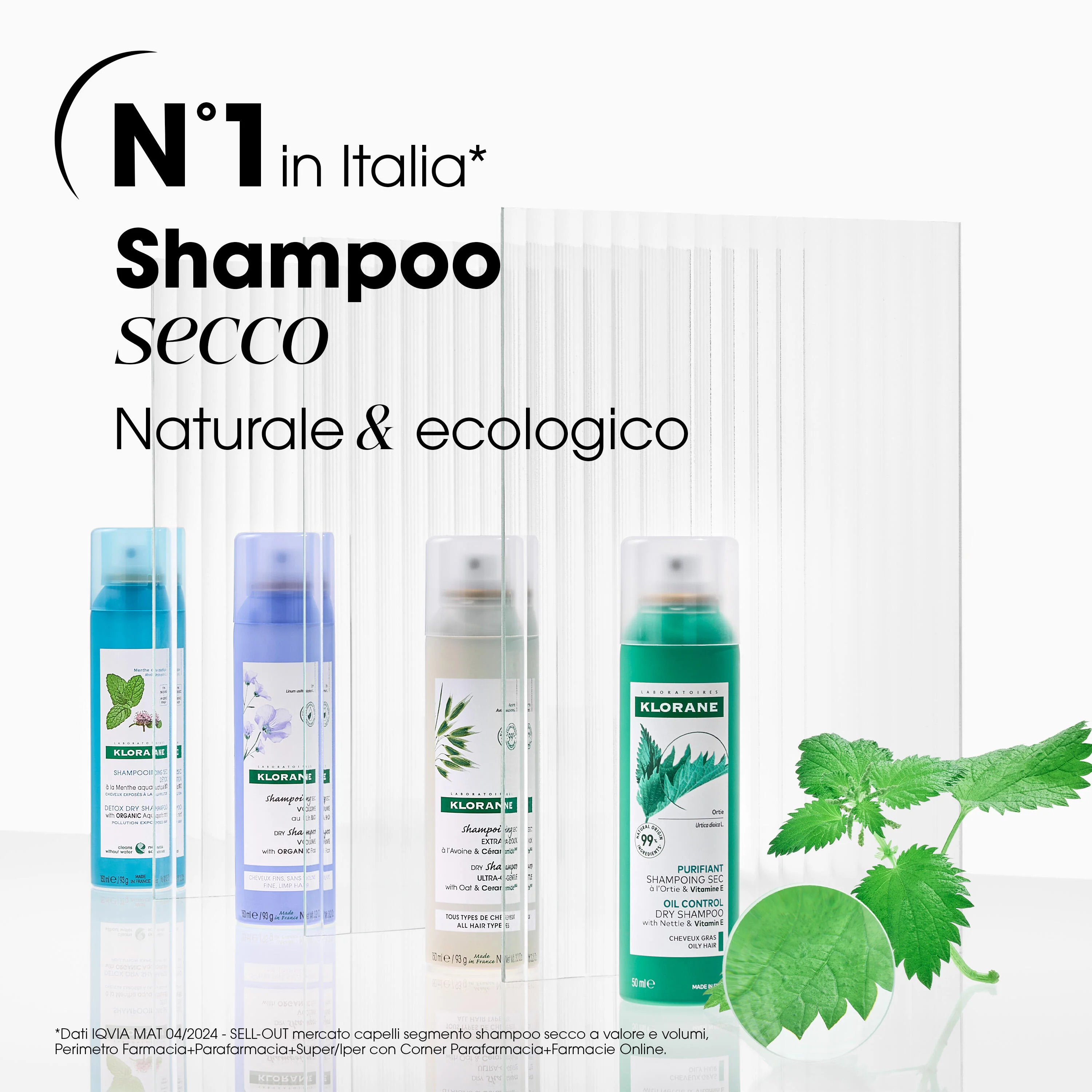 Ortica Shampoo Secco all'Ortica e Vitamina E - Shampoo Secco