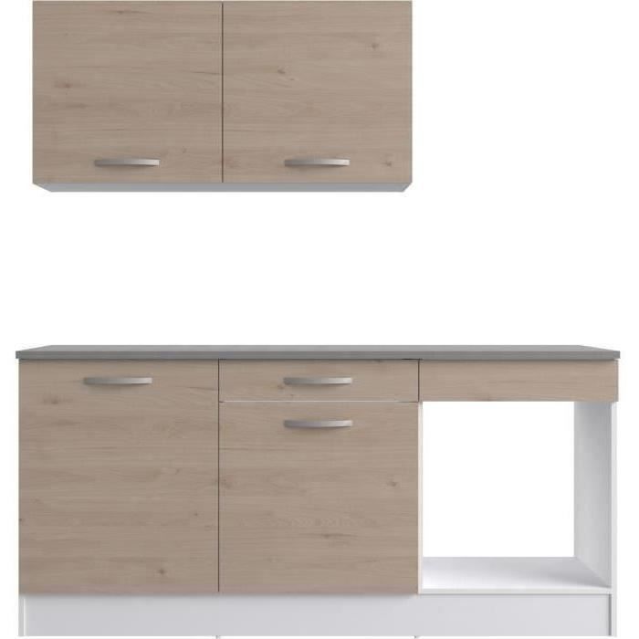 OSLO Complete Kitchen - 180cm Wide - Oak - Worktop Included
