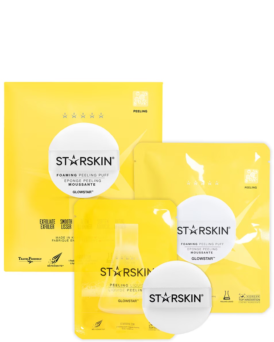 STARSKIN ESSENTIALS GLOWSTAR™ PEELING PUFF SPUMANT