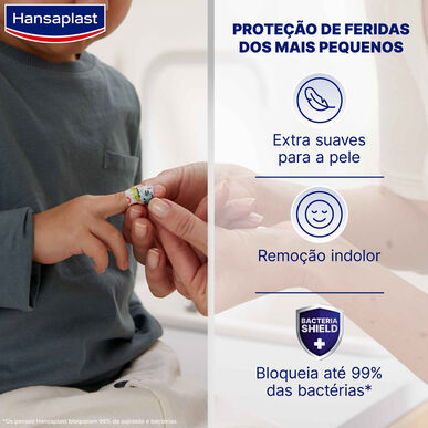 Podpaski higieniczne dla dzieci Hansaplast Hypoallergenic do skóry wrażliwej 20 szt. 20 szt.