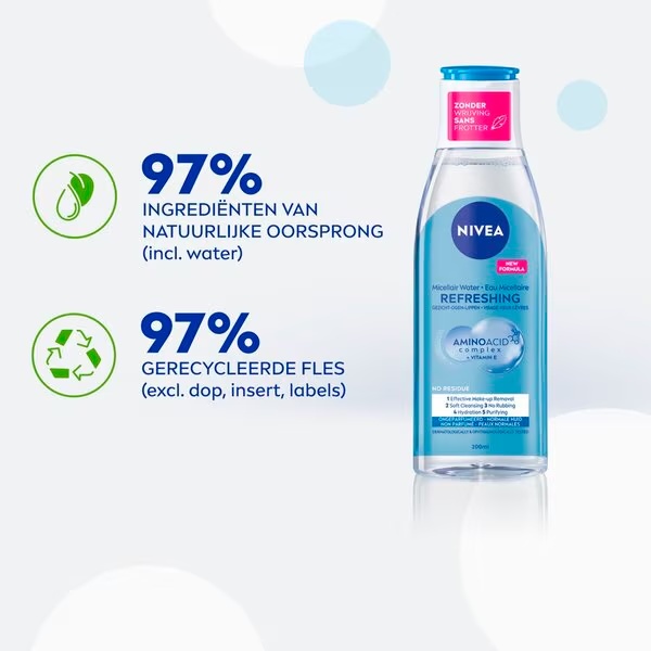 NIVEA osvježavajuća micelarna voda<br>200ml - Normalna koža