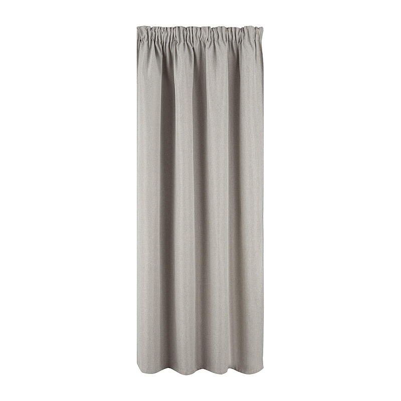 Rideau occultant 140 x 160 cm en lin beige Vienne