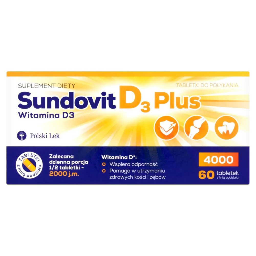 Sundovit D3 Plus 4000 j.m., Tabletki