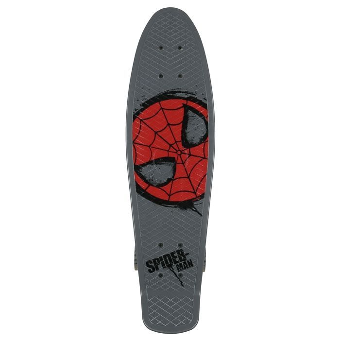MARVEL Spider-Man YOUNG FISH SKATEBOARD 67cm, non-slip, lightweight, STABLE up to 100 kg