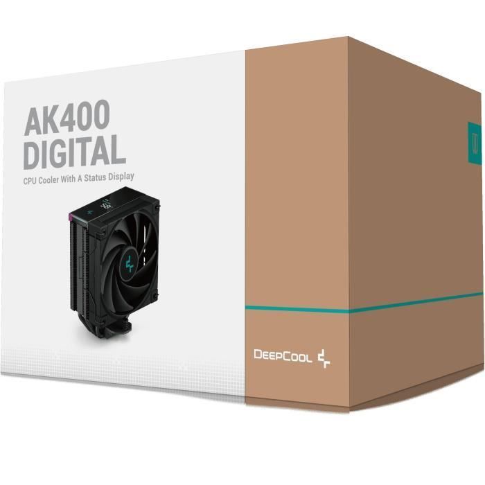 Ventirad CPU - DEEPCOOL - AK400 Digital - 1x120mm - Écran numérique - A-RGB