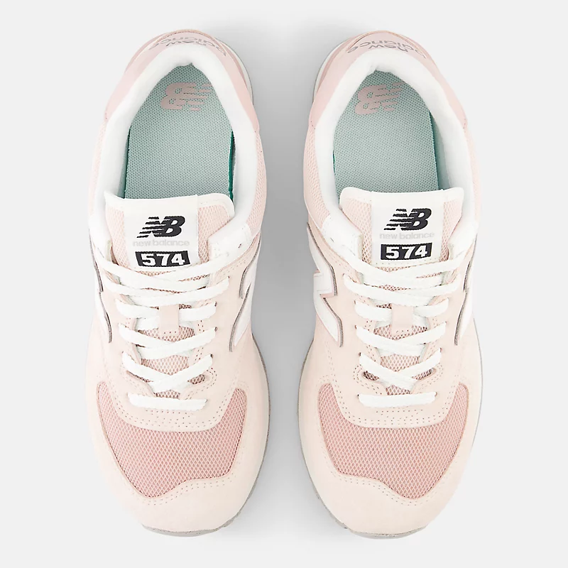 Unisex 574 - Pink with white